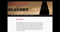 Desktop Screenshot of harvardandslavery.com